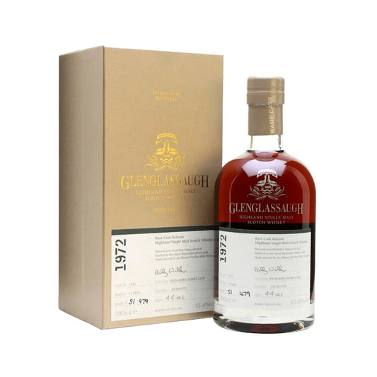 Glenglassaugh 1972 44 Year Old Single Malt Whisky Cask 1721 700mL - Booze House