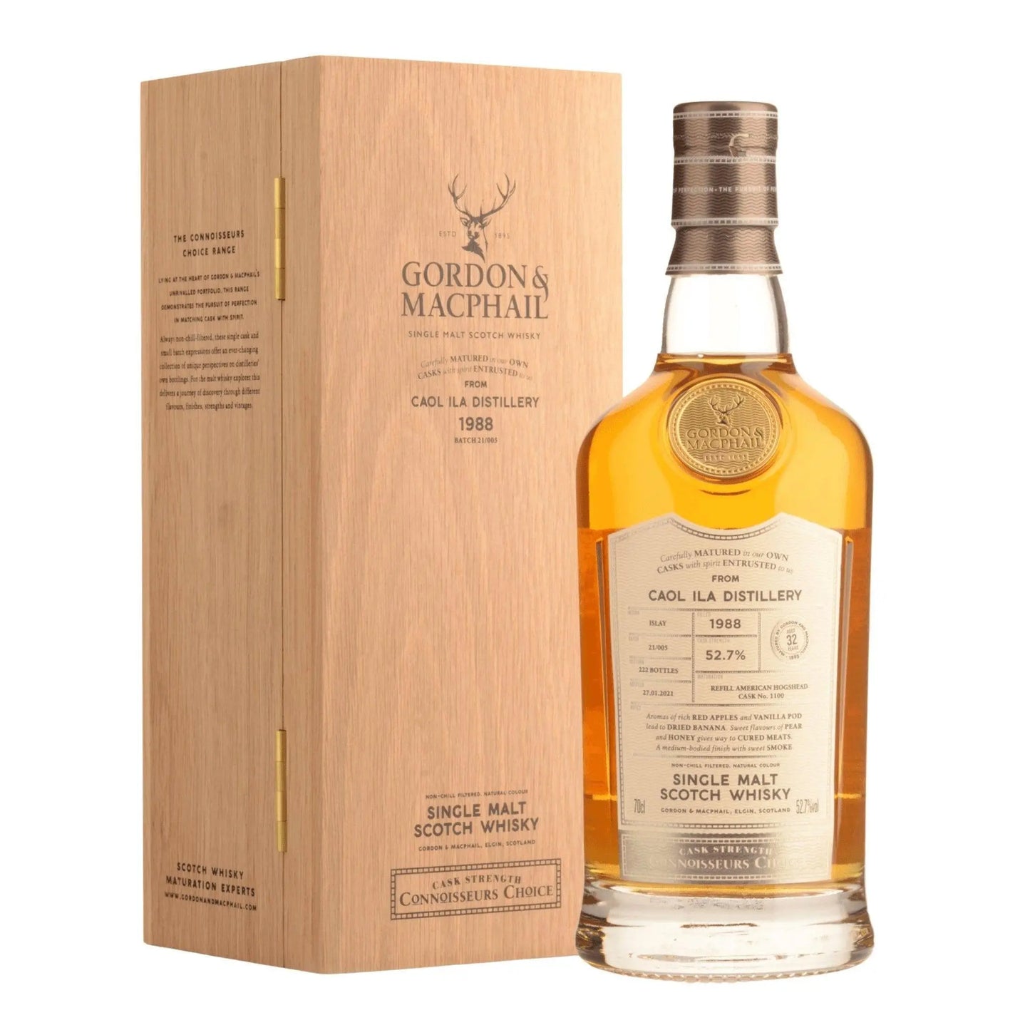 Gordon & MacPhail Connoisseurs Choice Caol Ila 1988 52.7% 700ml - Booze House