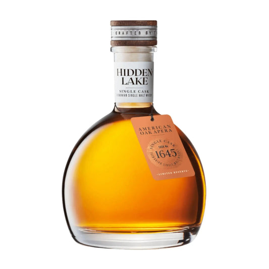 Hidden Lake American Oak Apera Single Cask Whisky 700ml - Booze House