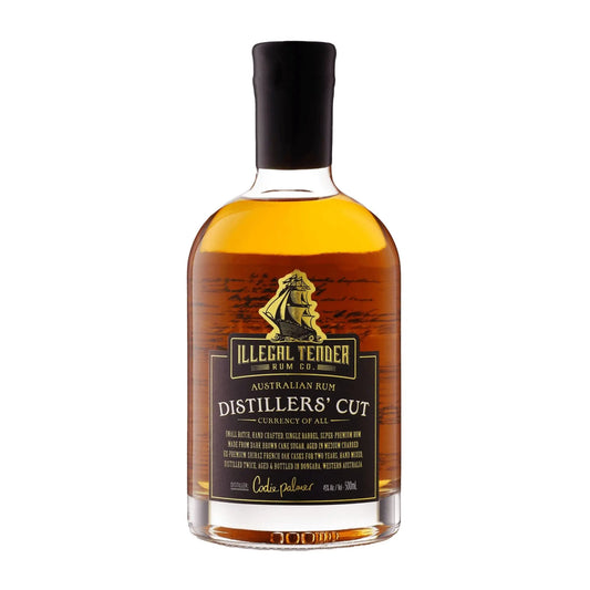 Illegal Tender Rum Co Distillers Cut Rum 500mL - Booze House