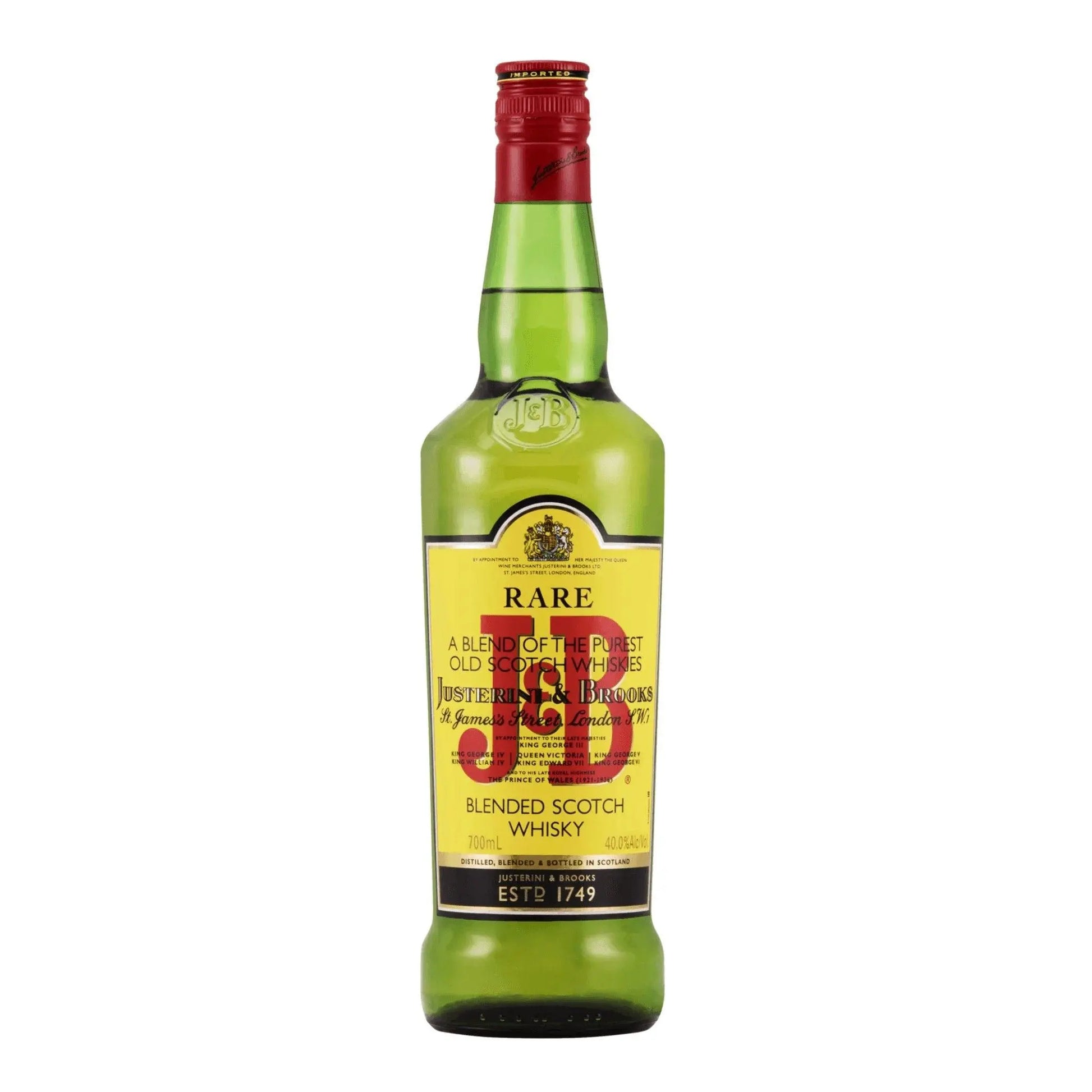 J&B Rare Blended Scotch Whisky 700mL - Booze House