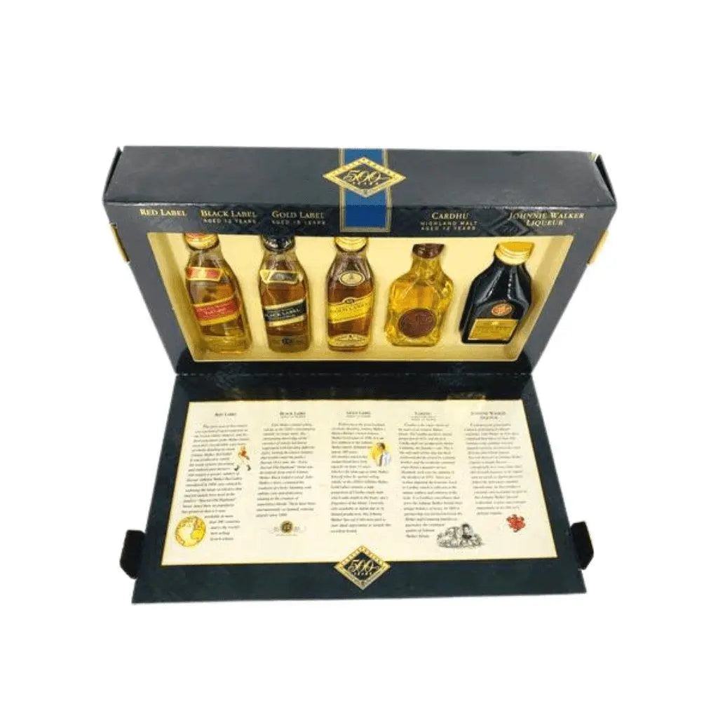 Johnnie Walker 500 Years Special Collection Miniatures (5 x 50ml) - Booze House