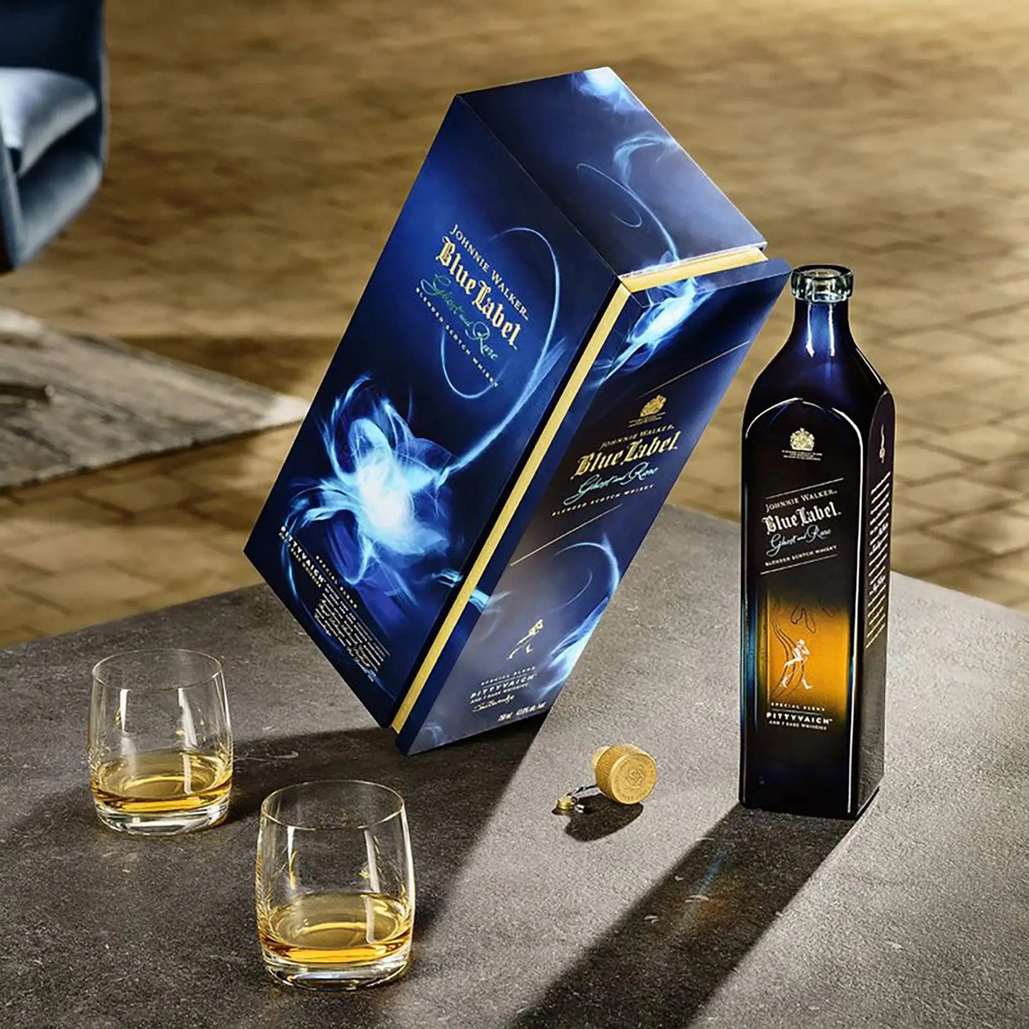Johnnie Walker Blue Label Ghost & Rare Pittyvaich Edition Blended Scotch Whisky 750mL - Booze House