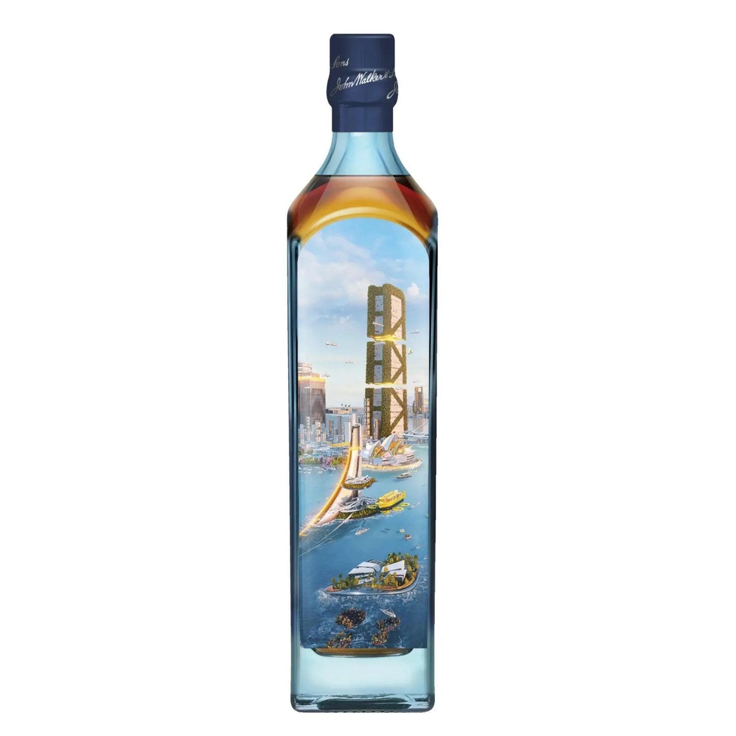 Johnnie Walker Blue Label Sydney Cities Of The Future Limited Edition Whisky 750ml - Booze House