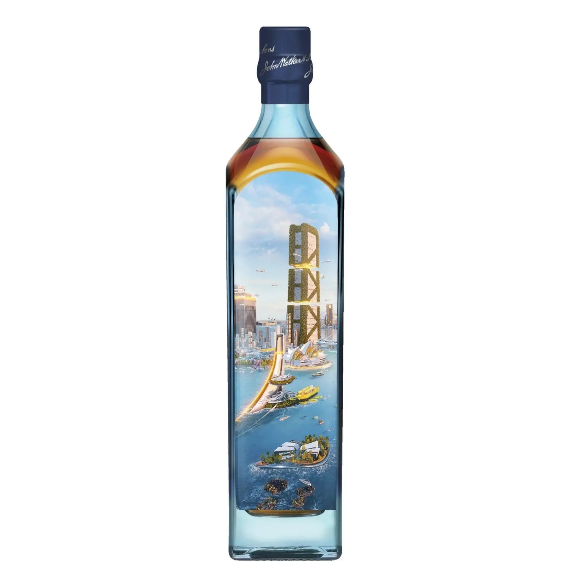 Johnnie Walker Blue Label Sydney Cities Of The Future Limited Edition Whisky 750ml - Booze House