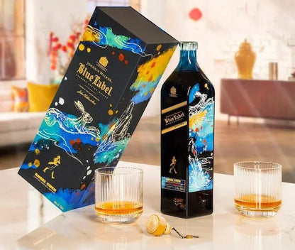 Johnnie Walker Blue Label Zodiac Collection Year Of The Rabbit Blended Scotch Whisky 750mL - Booze House