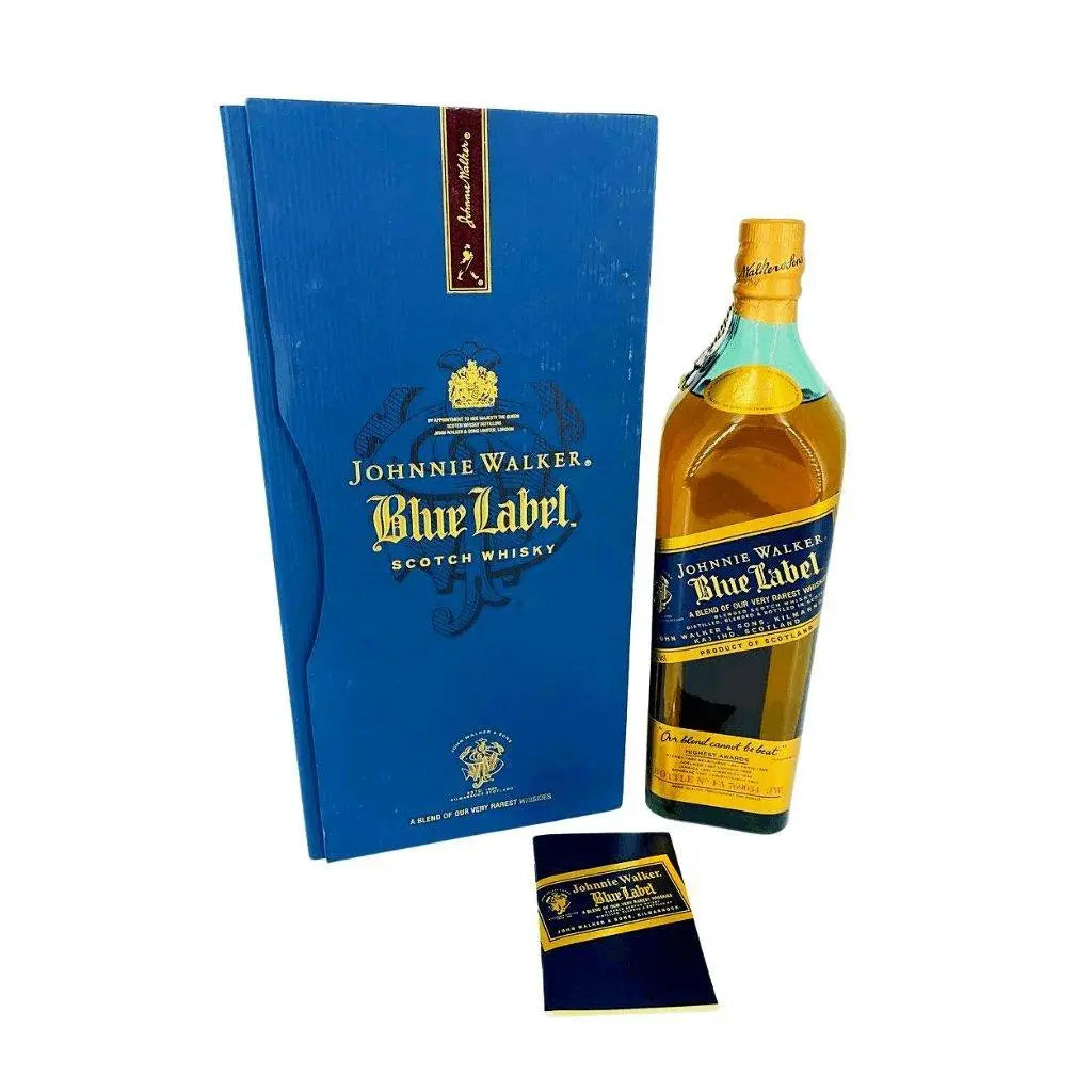 Johnnie Walker Collectables Blue Label Old Bottle Coffin Design 1 Litre - Booze House