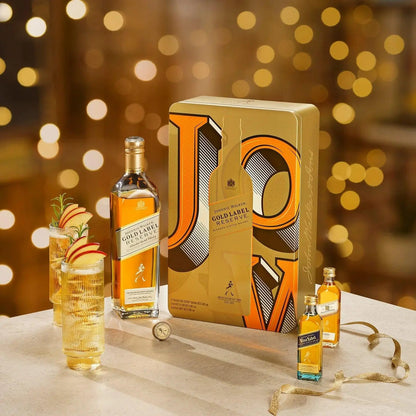 Johnnie Walker Gold Label Reserve Blended Scotch Whisky 700ml + Minis Gift Pack - Booze House