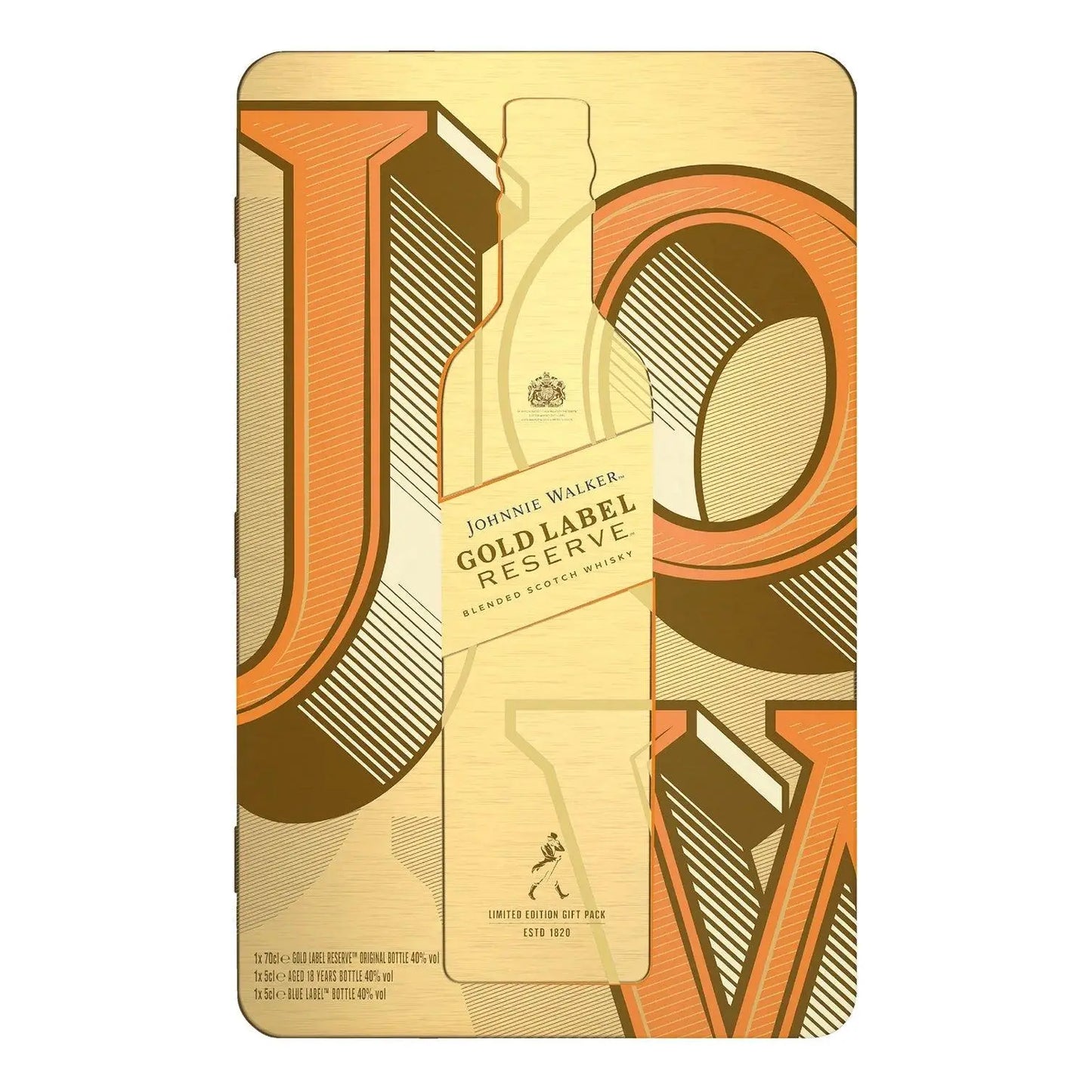 Johnnie Walker Gold Label Reserve Blended Scotch Whisky 700ml + Minis Gift Pack - Booze House