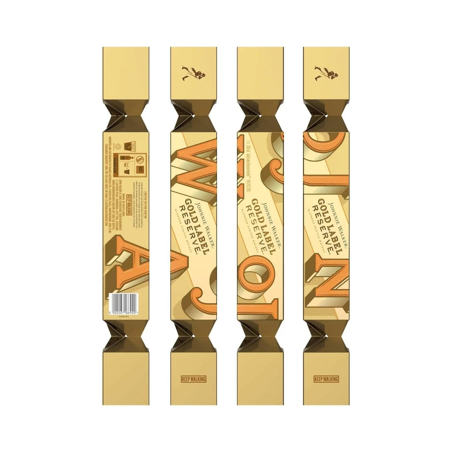 Johnnie Walker Gold Label Reserve Festival Cracker Scotch Whisky 200ml - Booze House