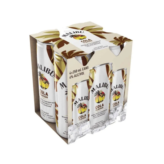 Malibu Coconut Rum & Cola 250ml - Booze House