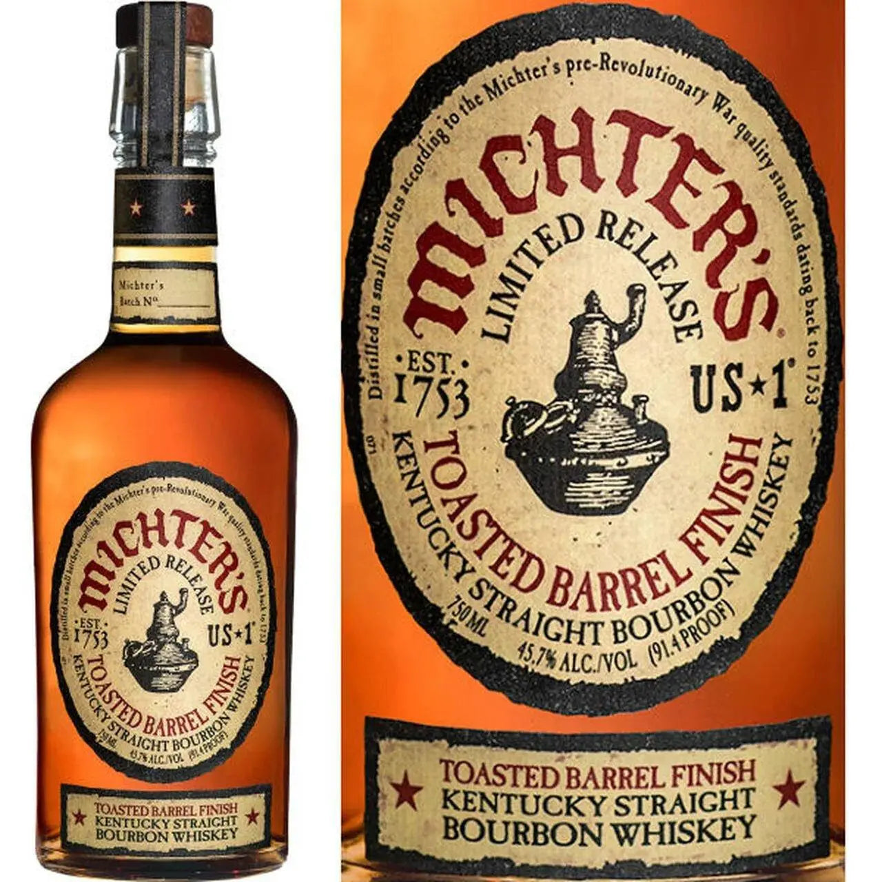 Michter's Limited Release Toasted Barrel Finish Bourbon Whiskey 700ml - Booze House