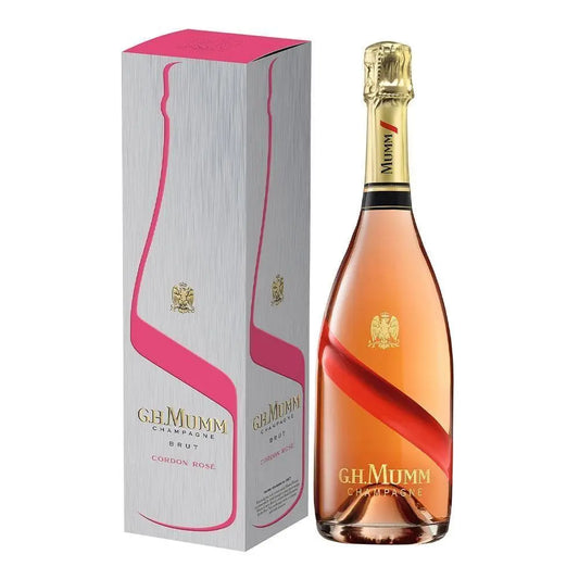 Mumm Grand Cordon Rose Gift Box 750mL - Booze House