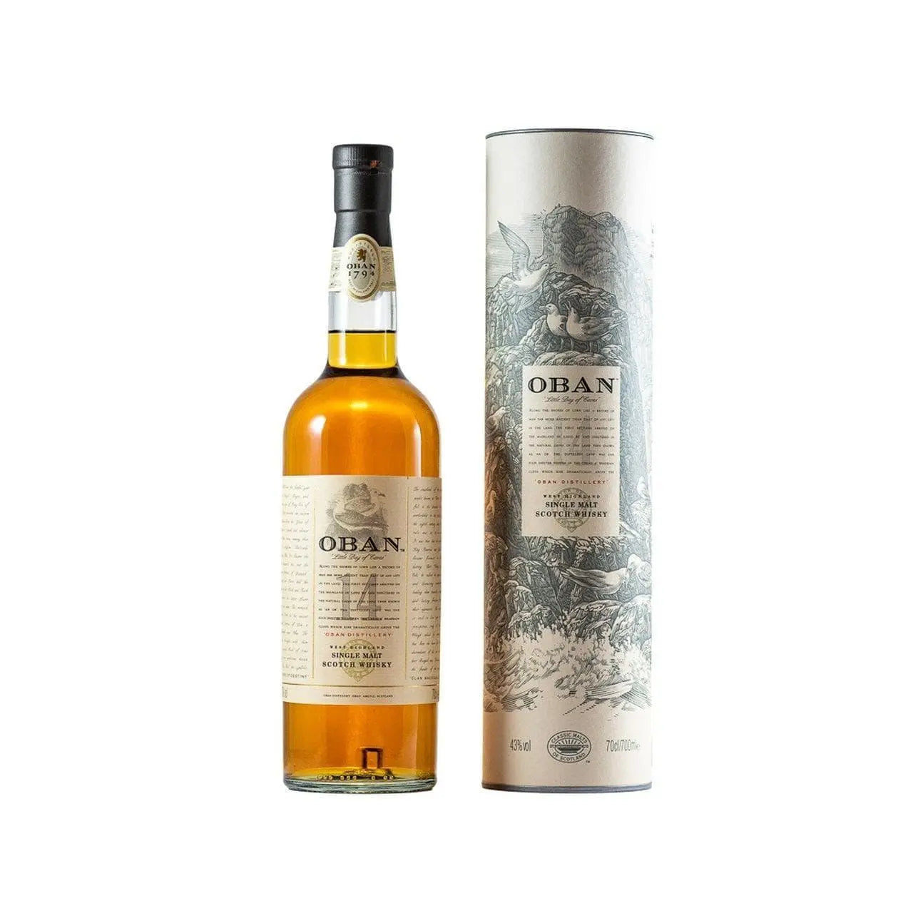 Oban 14YO Single Malt Scotch Whisky 700mL - Booze House