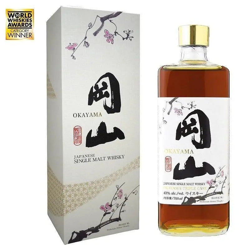 Okayama Triple Cask Single Malt Japanese Whisky 700ml - Booze House