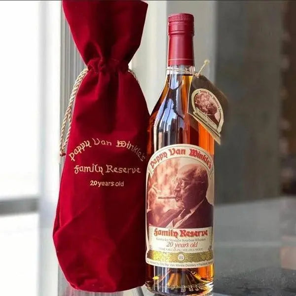 Pappy Van Winkles 20 Year Old Kentucky Straight Bourbon Whiskey - Booze House