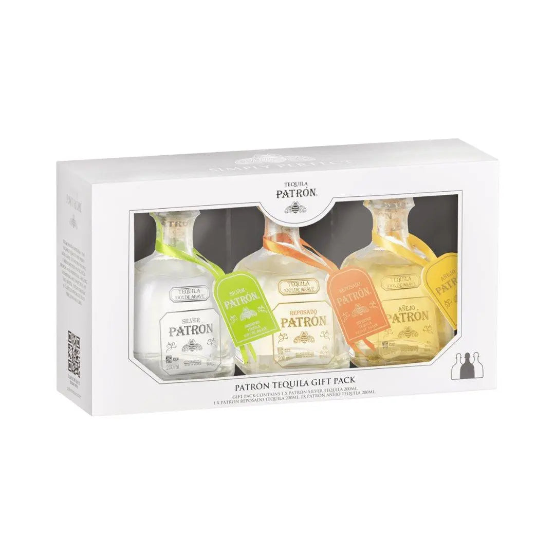 Patron Tequila Gift Pack 3x200ml (Lowest Price) – Booze House