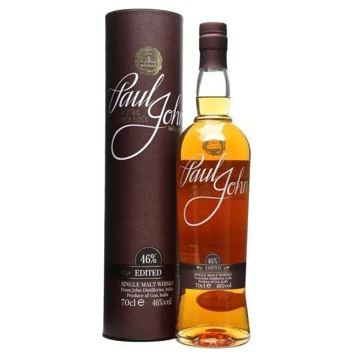 Paul John Edited Single Malt Indian Whisky 700ml - Booze House