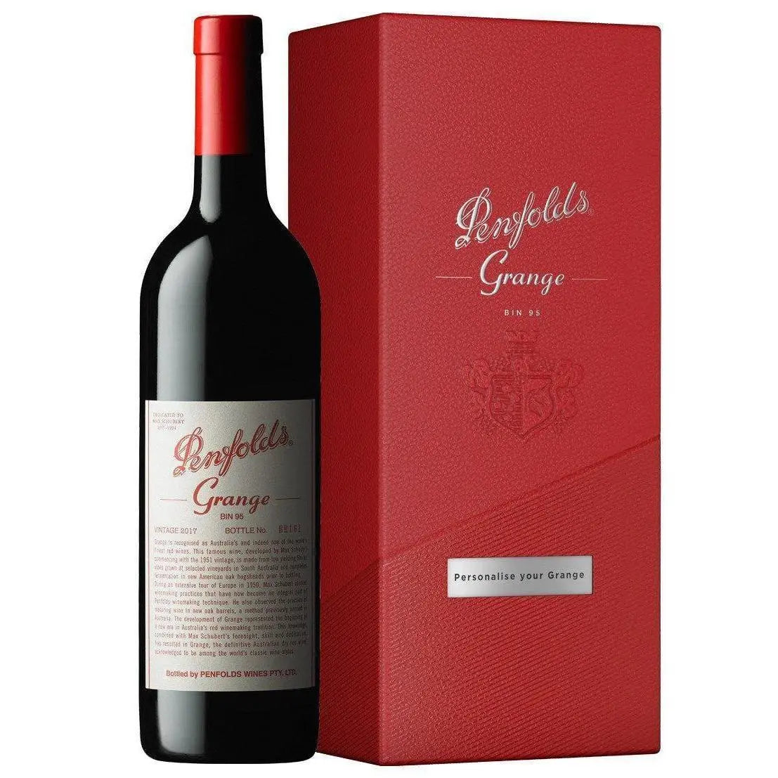 Penfolds Bin 95 Grange Shiraz 2017 Limited Release 750ml - Booze House