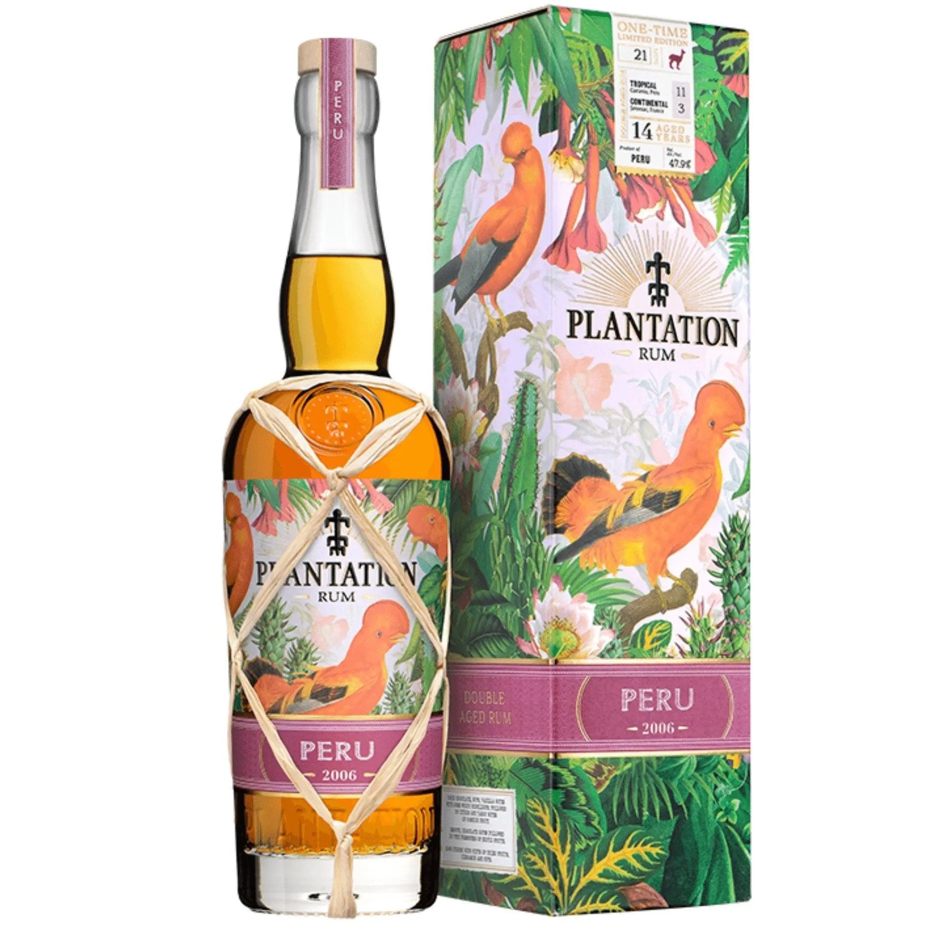 Plantation Peru 2006 Rum 700mL - Booze House