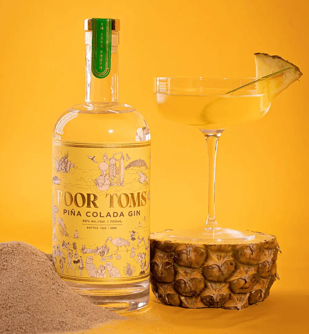 Poor Toms Pina Colada Gin 700ml (Lowest Price) – Booze House
