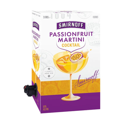 Smirnoff Passionfruit Martini Cocktail 2L - Booze House