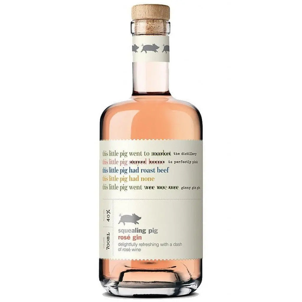 Squealing Pig Rose Gin 700mL - Booze House