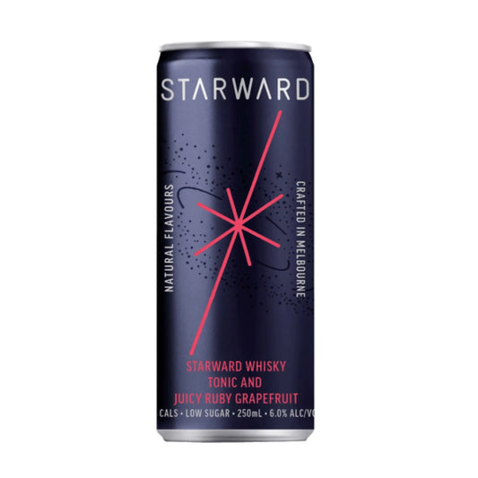 Starward Whisky, Tonic and Juicy Ruby Grapefruit 250ml - Booze House