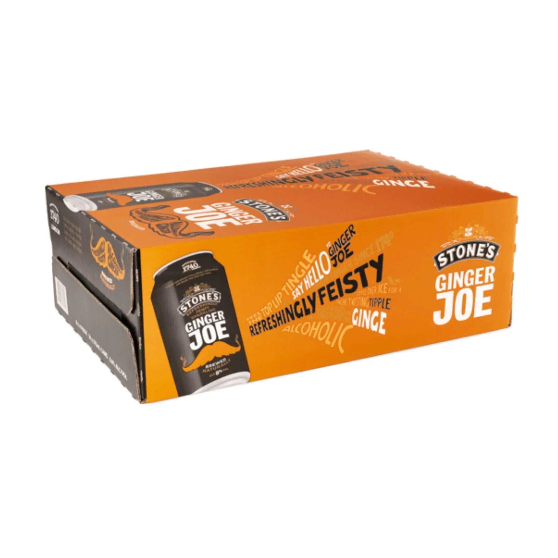 Stone's Ginger Joe Alcoholic Beer 8% Cans 375ml - Booze House