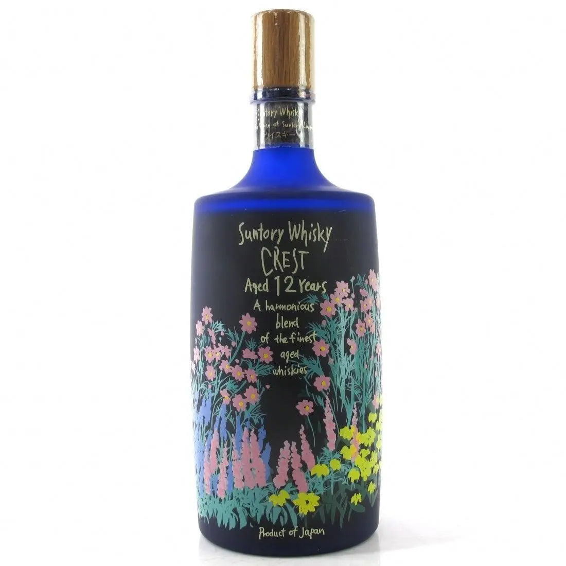 Suntory Crest Aged 12 Years Flower Print Bottle 600mL - Booze House