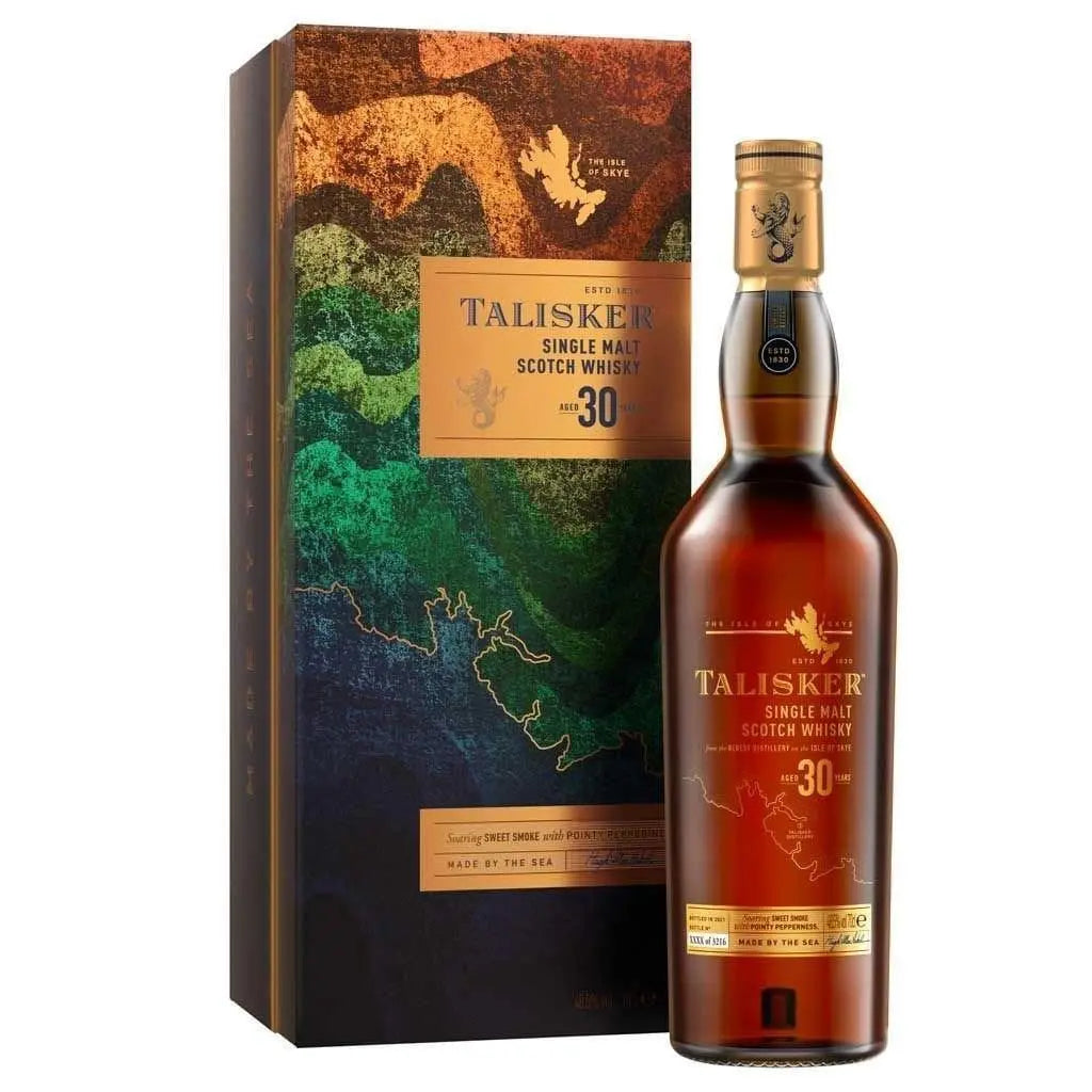 Talisker 30YO Single Malt Scotch Whisky 700ml - Booze House