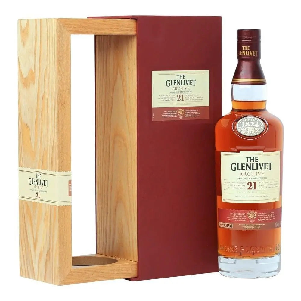 The Glenlivet Archive 21 Year Old Single Malt Scotch Whisky 700mL - Booze House