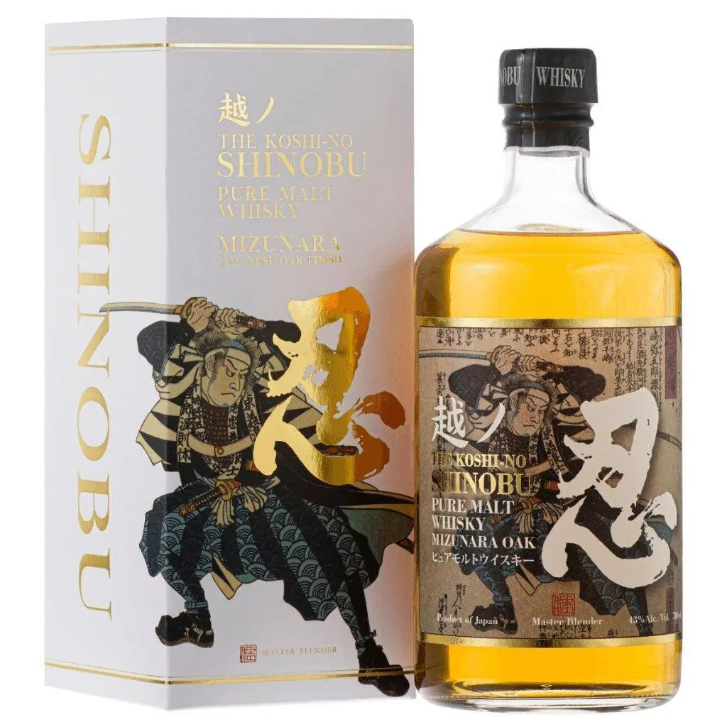 The Shinobu Pure Malt Mizunara Oak Finish Japanese Whisky 700mL - Booze House