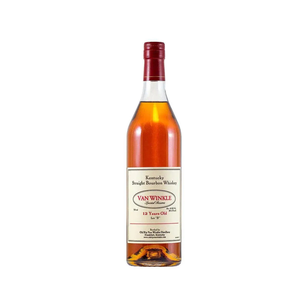 Van Winkle Special Reserve Lot "B" 12 Year Old Bourbon Whiskey 750ml - Booze House