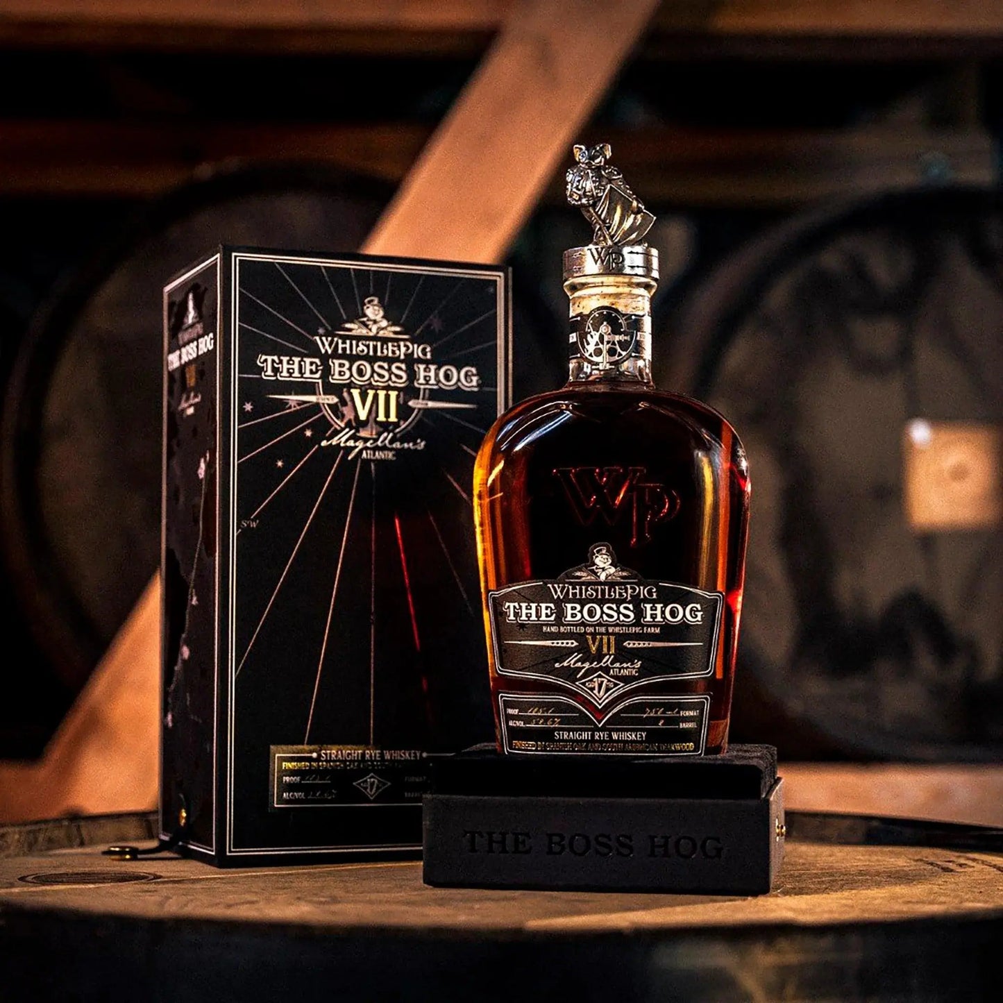 Whistle Pig The Boss Hog Magellan's Atlantic 17 Year Old Cask Strength Rye Whiskey (750ml) - Seventh Edition - Booze House