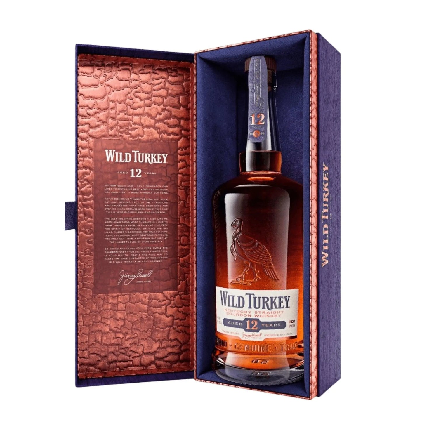 Wild Turkey 101 Proof Distiller's Reserve 12 Year Old Kentucky Straight Bourbon Whisky 700ml - Booze House