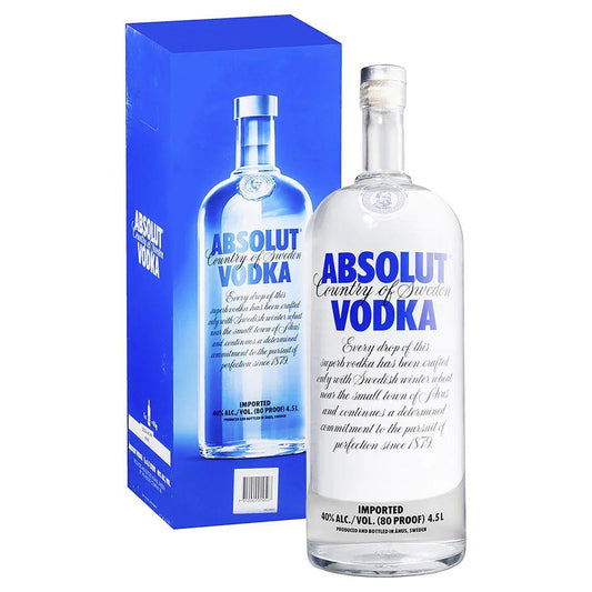 Absolut Vodka 4.5L - Booze House