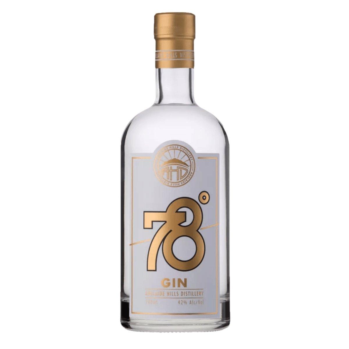 Adelaide Hills Distillery 78 Degrees Small Batch Gin 700mL - Booze House