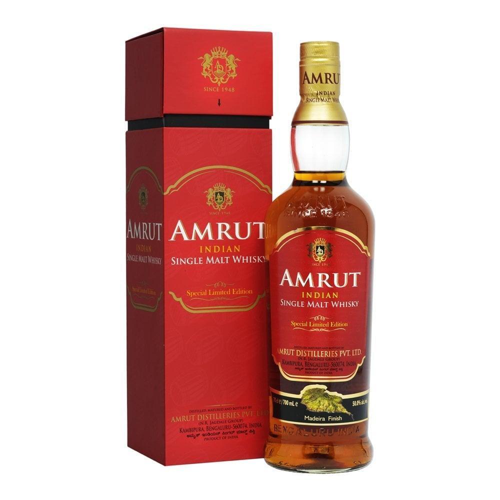 Amrut Madeira Single Malt Whisky 50% 700ml - Booze House