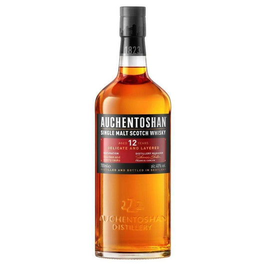 Auchentoshan 12 Year Old Single Malt Scotch Whisky 700mL - Booze House