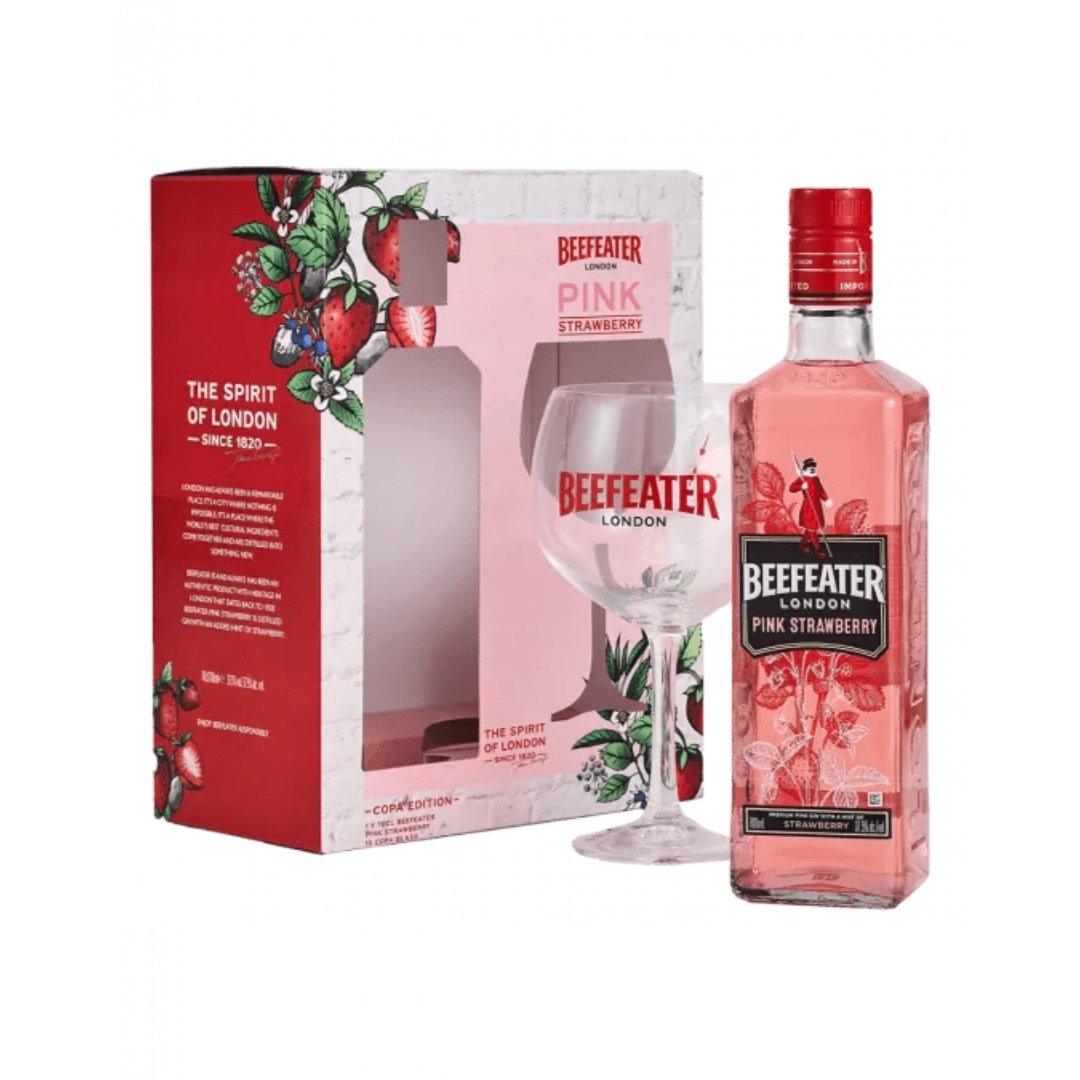 Beefeater Pink Gin 700mL & Goblet Gift Pack - Booze House