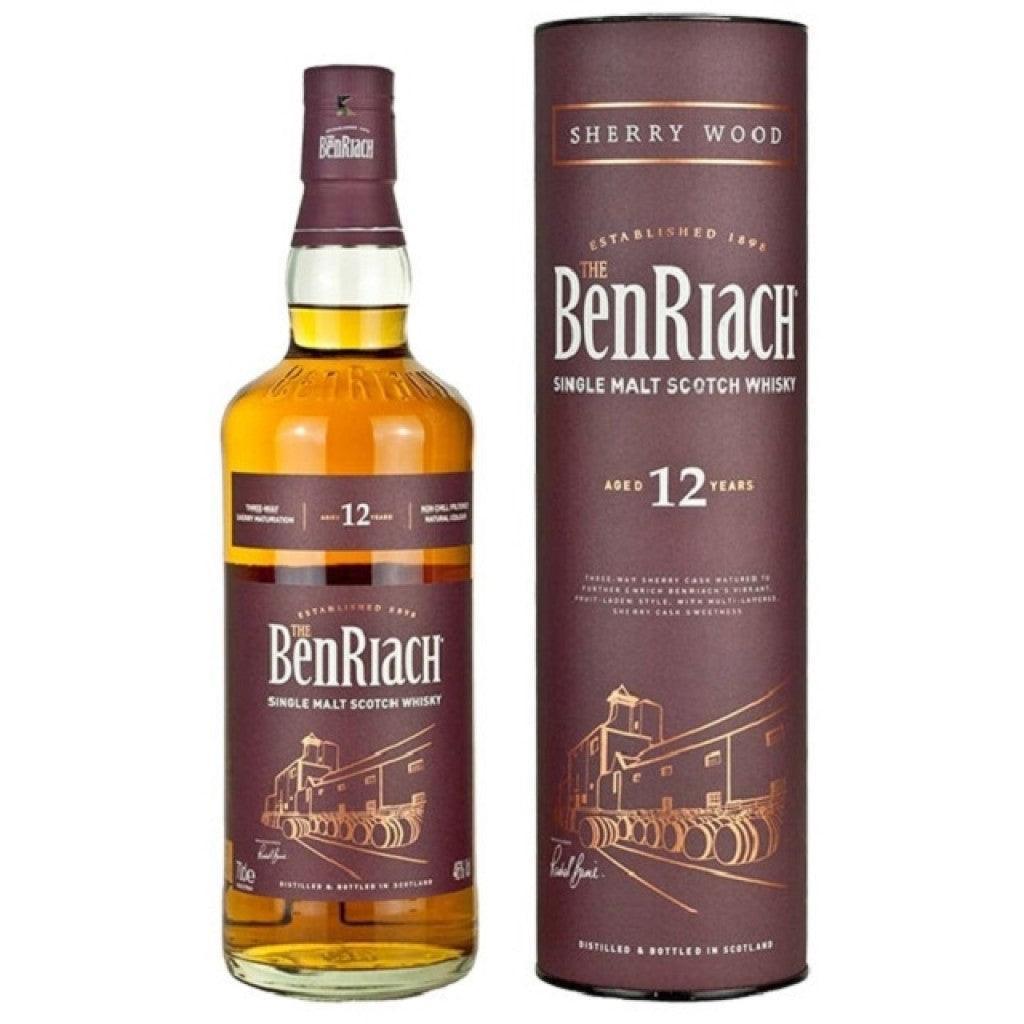 Benriach Sherry Wood 12 Year Old Single Malt Scotch Whisky 700ml - Booze House