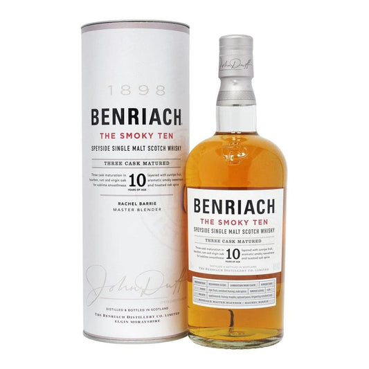 Benriach The Smoky Ten 10 Year Old Single Malt Whisky 700ml - Booze House
