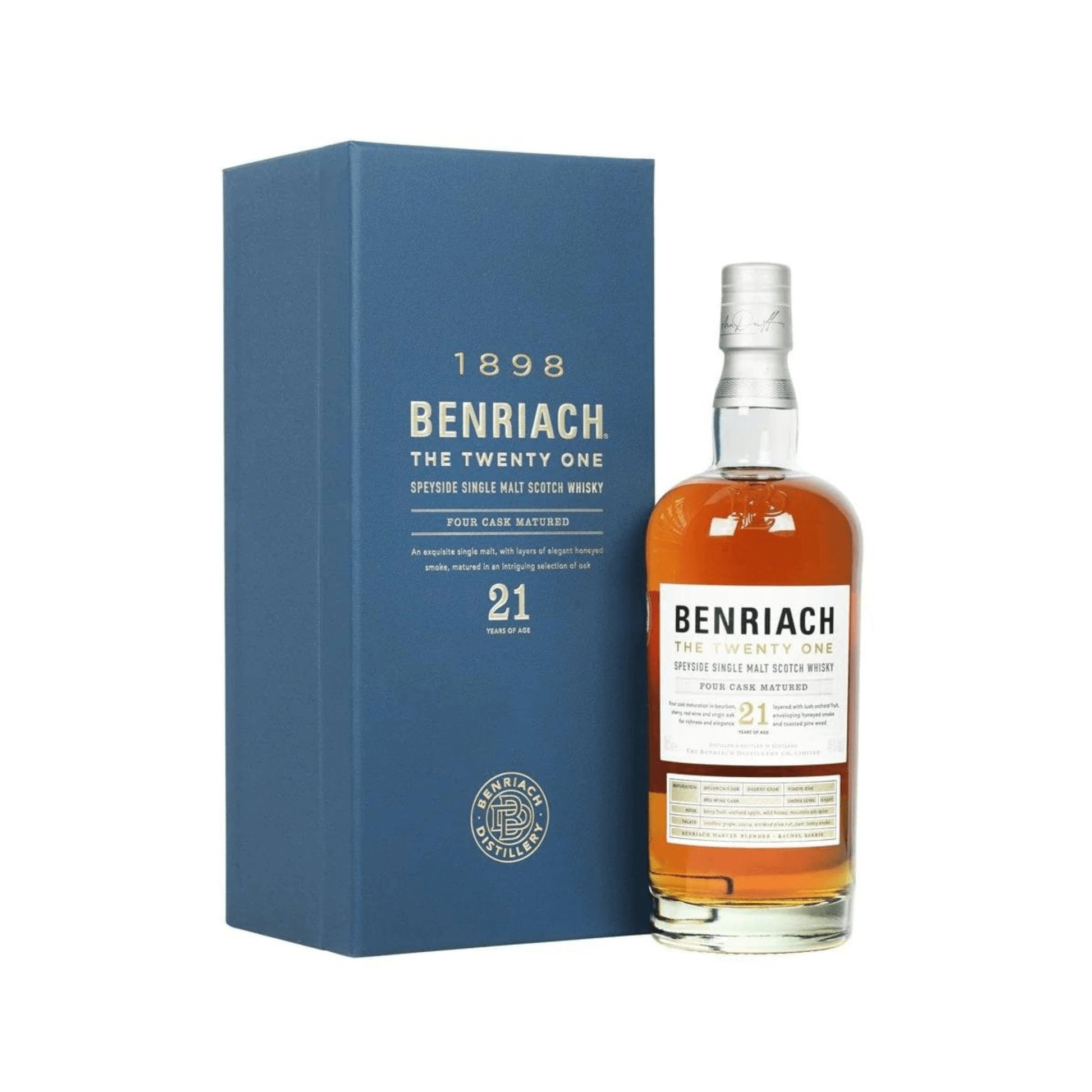 Benriach (The Twenty One) Speyside Whisky 700ml - Booze House