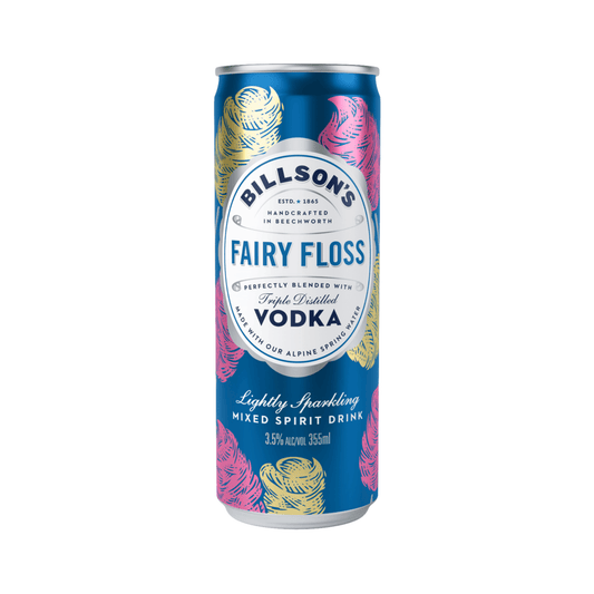 Billson's Vodka With Fairy Floss 355ml - Booze House