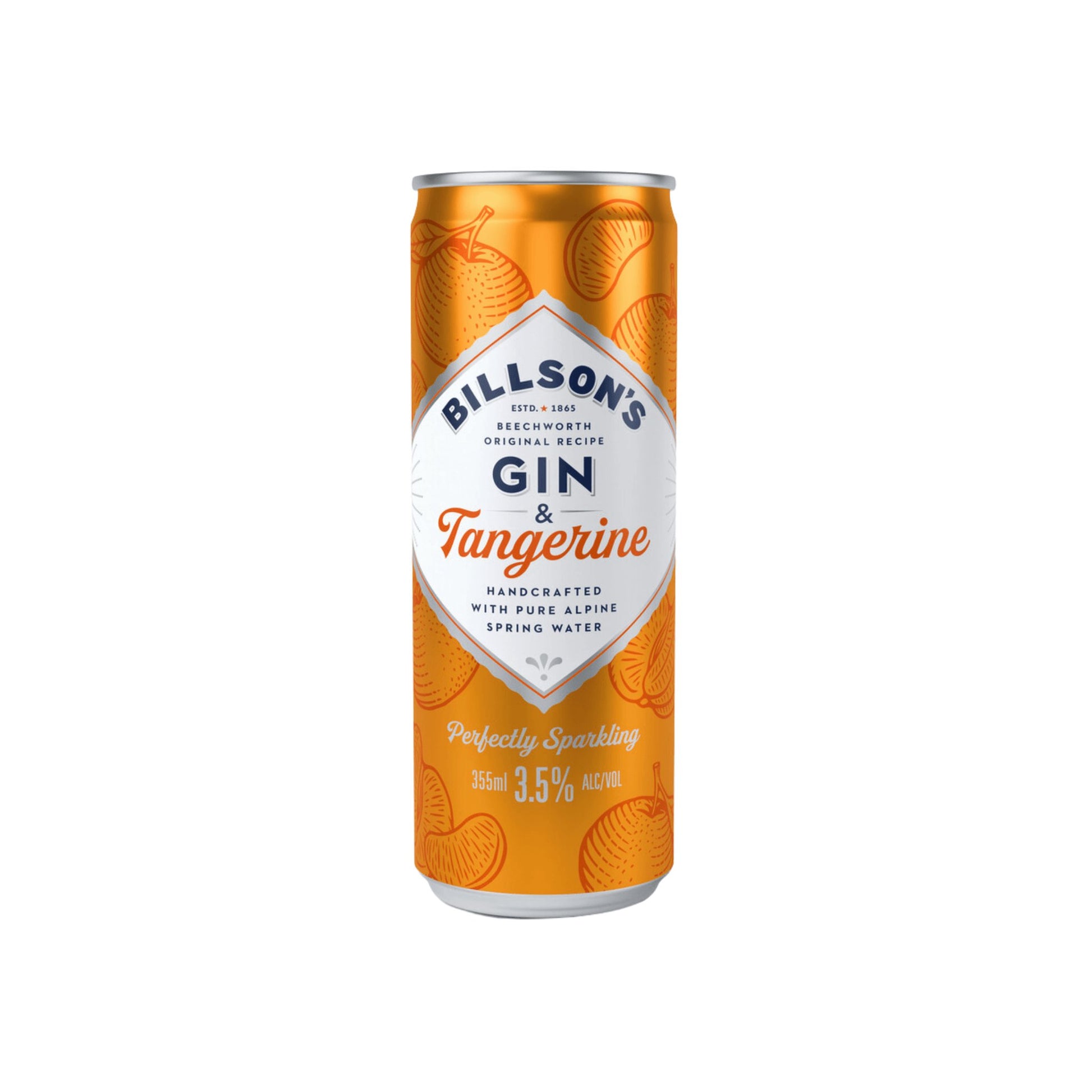 Billson's Gin And Tangerine 355ml - Booze House