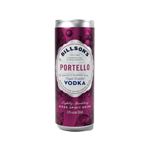 Billson's Portello & Vodka 355mL - Booze House