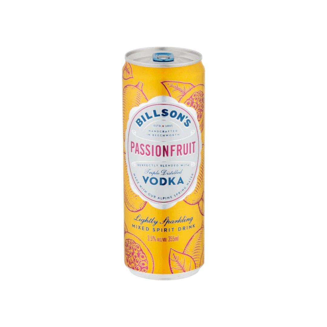 Billson's Vodka Passionfruit 355ml - Booze House