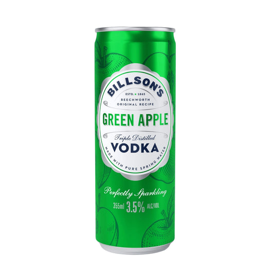 Billson's Vodka With Green Apple 355ml - Booze House