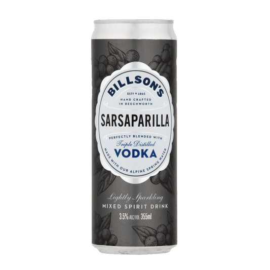 Billson's Vodka With Sarsaparilla 355ml - Booze House